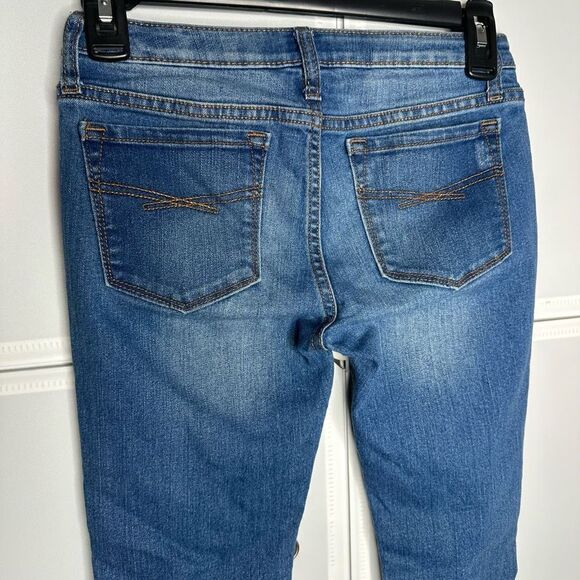 Gap Kids Super Skinny Fit Distressed Jeans Size 12 - Picture 9 of 10